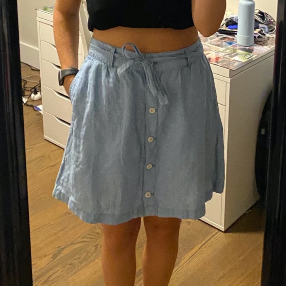 Chambray Skirt